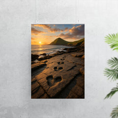 Valentia Island Tetrapod Trackway Ireland poster 7