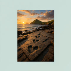 Valentia Island Tetrapod Trackway Ireland poster 8