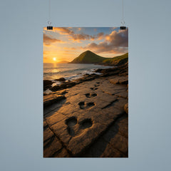Valentia Island Tetrapod Trackway Ireland poster 9