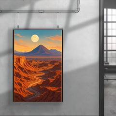 Valley of the Moon Valle de la Luna Chile poster 4