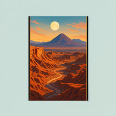 Valley of the Moon Valle de la Luna Chile poster 8