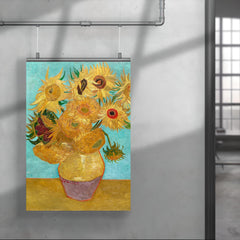 Vase with Twelve Sunflowers by Vincent van Gogh poster 4