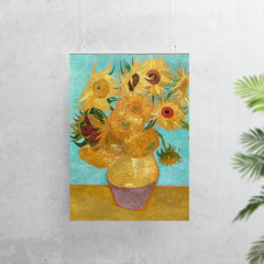 Vase with Twelve Sunflowers by Vincent van Gogh poster 7