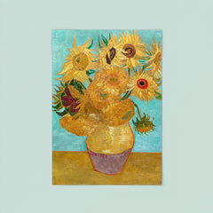 Vase with Twelve Sunflowers by Vincent van Gogh poster 8