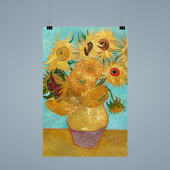 Vase with Twelve Sunflowers by Vincent van Gogh poster 9