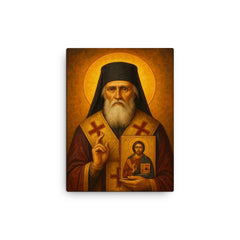 Vasilije Ostroski canvas print on a plain backdrop in size 12"x16".