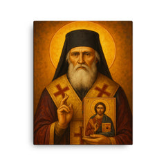 Vasilije Ostroski canvas print on a plain backdrop in size 16"x20".