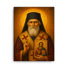 Vasilije Ostroski canvas print on a plain backdrop in size 18"x24".
