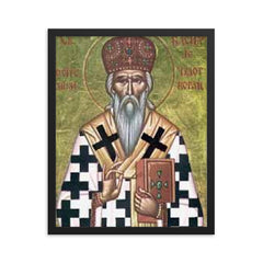 Vasilije Ostroski framed print on a plain backdrop in size 16"x20".