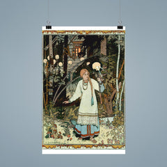 Vasilisa the Beautiful by Ivan Bilibin, 1899 poster 9