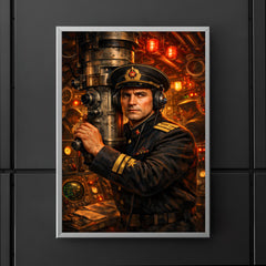 Vasily Arkhipov in Soviet submarine control room poster 5