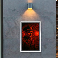 Vasily Arkhipov in submarine red alert glow poster 2