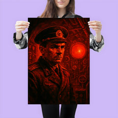 Vasily Arkhipov in submarine red alert glow poster 3