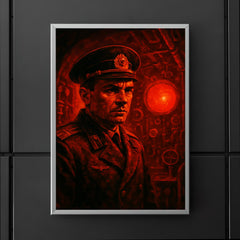 Vasily Arkhipov in submarine red alert glow poster 5