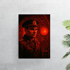 Vasily Arkhipov in submarine red alert glow poster 7
