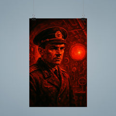 Vasily Arkhipov in submarine red alert glow poster 9