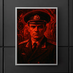 Vasily Arkhipov in submarine red light poster 5
