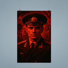 Vasily Arkhipov in submarine red light poster 9