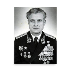 Vasily Arkhipov poster on a plain backdrop in size 18"x24".