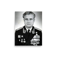 Vasily Arkhipov poster on a plain backdrop in size 8"x10".