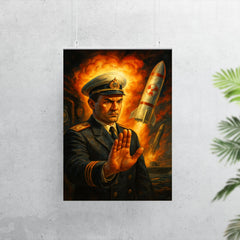 Vasily Arkhipov refusing nuclear launch poster 7