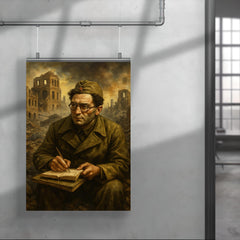 Vasily Grossman at Stalingrad with notebooks poster 4
