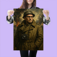 Vasily Grossman in war correspondent coat poster 3
