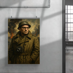 Vasily Grossman in war correspondent coat poster 4