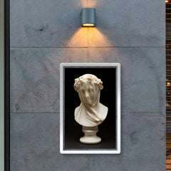 Veiled Lady by Raffaelo Monti, 1860 poster 2