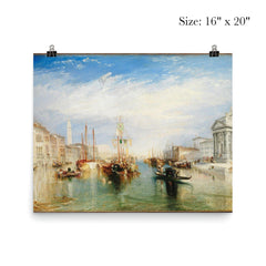 Venice from the Porch of Madonna della Salute by J M W Turner, 1835 poster 2