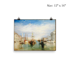 Venice from the Porch of Madonna della Salute by J M W Turner, 1835 poster 3