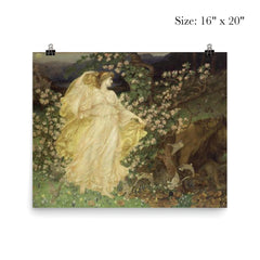 Venus and Anchises by William Blake Richmond, 1889-1890 poster 2