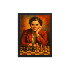 Vera Menchik framed print on a plain backdrop in size 12"x16".