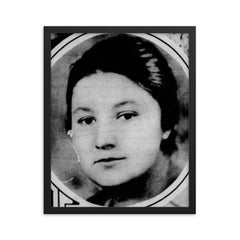 Vera Menchik framed print on a plain backdrop in size 16"x20".