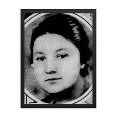 Vera Menchik framed print on a plain backdrop in size 18"x24".
