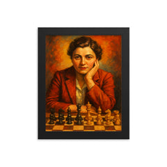 Vera Menchik framed print on a plain backdrop in size 8"x10".