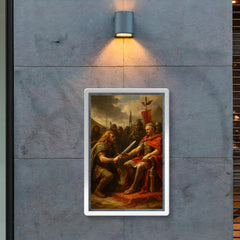 Vercingetorix surrender before Caesar poster 2