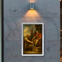 Vercingetorix surrendering arms before Caesar poster 2
