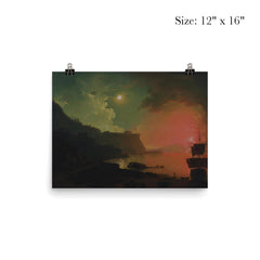 Vesuvius from Posillipo by Joseph Wright of Derby, 1788 poster 3