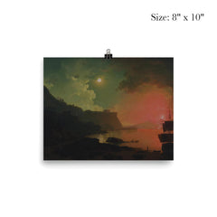 Vesuvius from Posillipo by Joseph Wright of Derby, 1788 poster 4