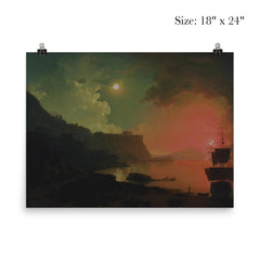 Vesuvius from Posillipo by Joseph Wright of Derby, 1788 poster 5