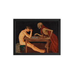 Victoria Mortis by Owe Zerge framed print on a plain backdrop in size 12"x16".