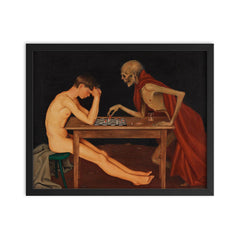 Victoria Mortis by Owe Zerge framed print on a plain backdrop in size 16"x20".