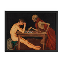 Victoria Mortis by Owe Zerge framed print on a plain backdrop in size 18"x24".