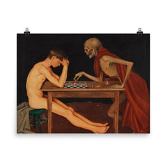 Victoria Mortis by Owe Zerge poster on a plain backdrop in size 8"x10".