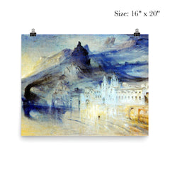 View of Amalfi by John Ruskin, 1844 poster 2