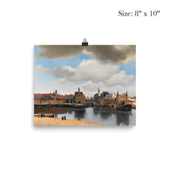 View of Delft by Johannes Vermeer poster 4