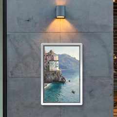 View of the Atrani Coast Near Amalfi, Italy by Peder Mork Mønsted, 1925 poster 2