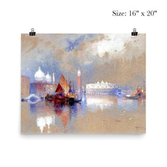 View of Venice by Thomas Moran, 1888 poster 2