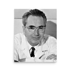 Viktor Frankl poster on a plain backdrop in size 16"x20".